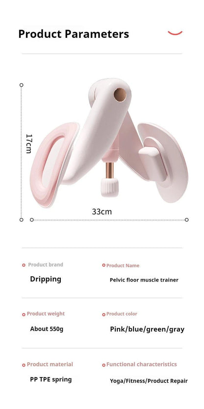 Gym equipment Pelvic floor muscle counting training and repair device for slimming leg,hip adductor and leg clamp equipment - StyleLab.